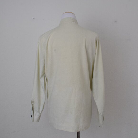 Vintage 80s All Cotton Tunic Blouse | size M - Picture 4 of 10